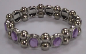 silver magnetic bracelet